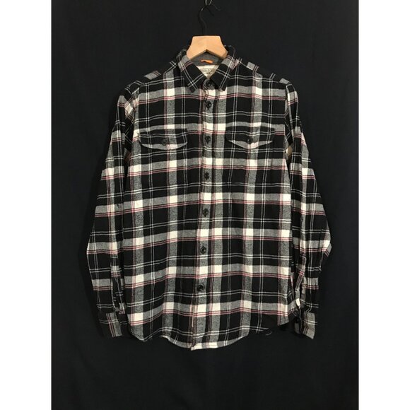 Field and Stream Cotton Plaid Flannel Shirt Sample - Med - NWOT - Picture 1 of 4